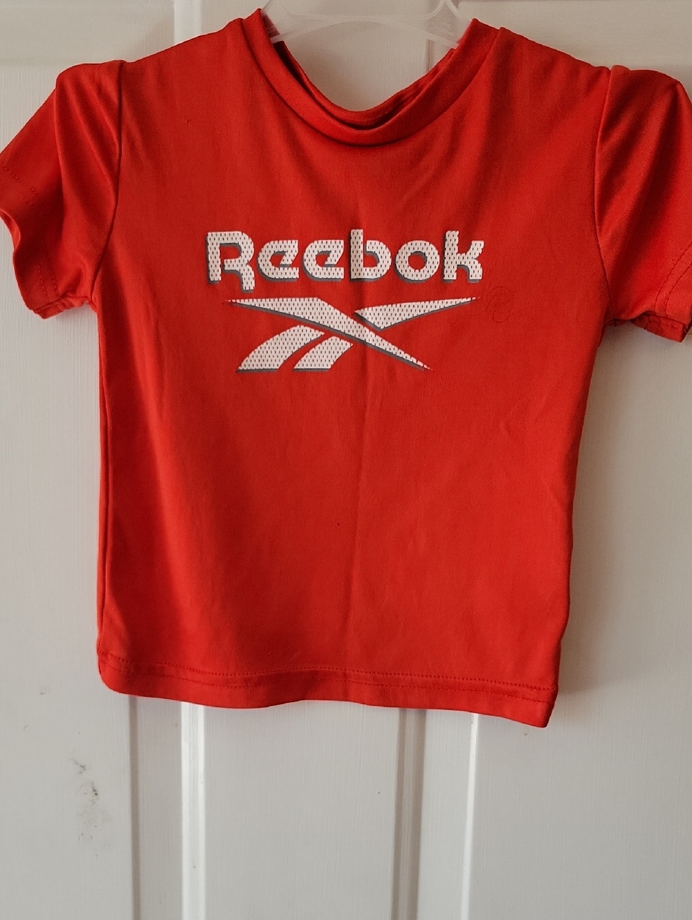 Reebok Red Short-Sleeve Logo Tee